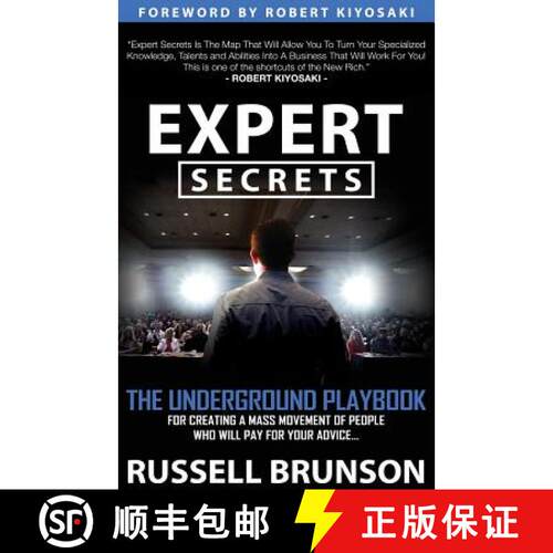 【3-4周达】Expert Secrets : The Underground Playbook for Creating a Mass Movement of People Who Will ... [9781683504580]