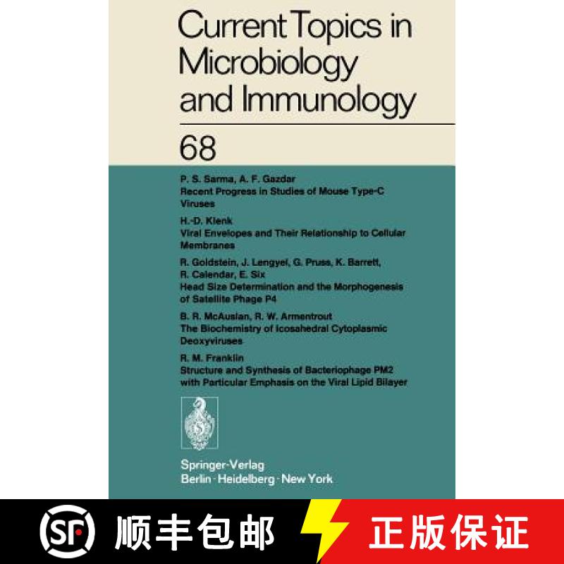 【3-4周达】Current Topics in Microbiology and Immunology / Ergebnisse Der Mikrobiologie Und Immunitä... [9783642660467]