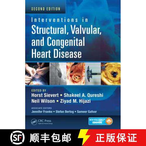 【3-4周达】精装 Interventions in Structural, Valvular and Congenital Heart Disease [9781482215632]
