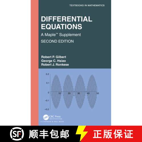 【3-4周达】精装 Differential Equations: A Maple (TM) Supplement [9781032021799]