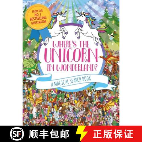 【3-4周达】Where's the Unicorn in Wonderland? : A Magical Search and Find Book [9781789292114]