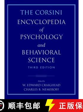 【3-4周达】The Corsini Encyclopedia of Psychology and Behavioral Science, 4 Volume Set (3rd Edition) [9780471244004]