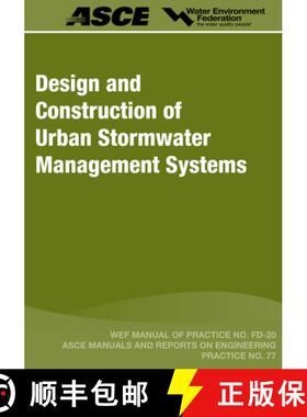 【3-4周达】Design and Construction of Urban Stormwater Management Systems - MOP FD-20 [9781572782518]