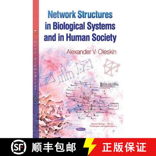 【3-4周达】精装 Network Structures in Biological Systems and in Human Society [9781628085099]