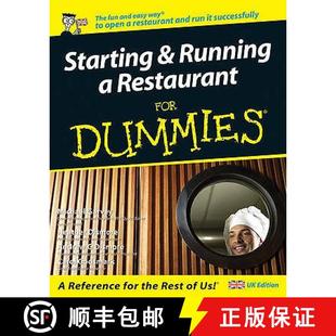 9780470516218 Restaurant Dummies For Wiley酒店管理 4周达 Starting And Running Edition