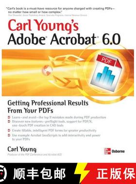 【3-4周达】Carl Young's Adobe Acrobat 6.0: Getting Professional Results from Your PDFs [9780072231380]
