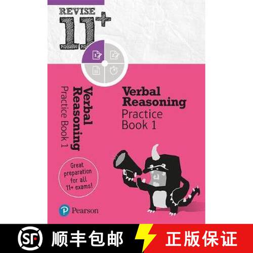 【3-4周达】Pearson REVISE 11+ Verbal Reasoning Practice Book 1 for the 2023 and 2024 exams: for home ... [9781292246604]
