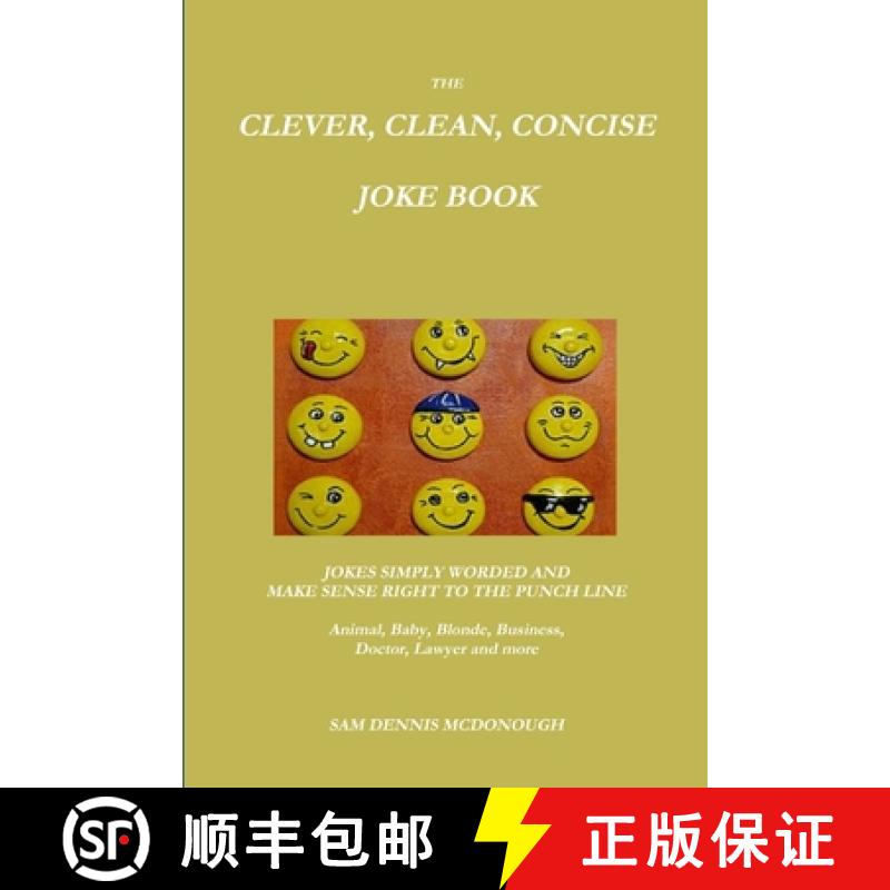 【2-3周达】The Clever, Clean, Concise Joke Book [9781329448544]
