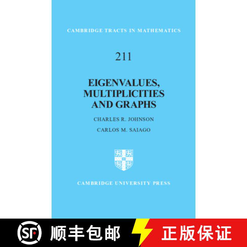 【3-4周达】精装 Eigenvalues, Multiplicities and Graphs: - Eigenvalues, Multiplicities and Graphs [9781107095458]