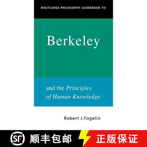 【3-4周达】精装 Routledge Philosophy Guidebook to Berkeley and the Principles of Human Knowledge [9780415250108]