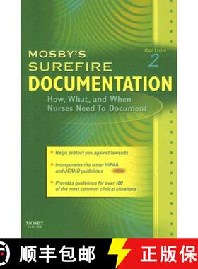 【3-4周达】Mosby's Surefire Documentation: How, What, and When Nurses Need To Document [9780323034340]
