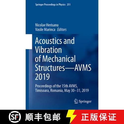 【3-4周达】精装 Acoustics and Vibration of Mechanical Structures--Avms 2019: Proceedings of the 15th ... [9783030541354]