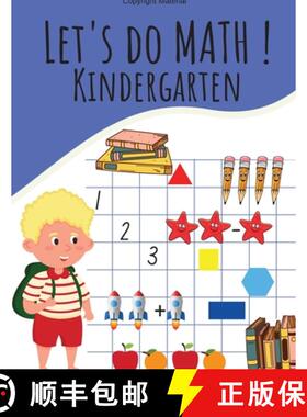 预订 Let's Do Math ! Kindergarten: Addition, substraction, matching numbers, counting, compare number... [9783986541811]