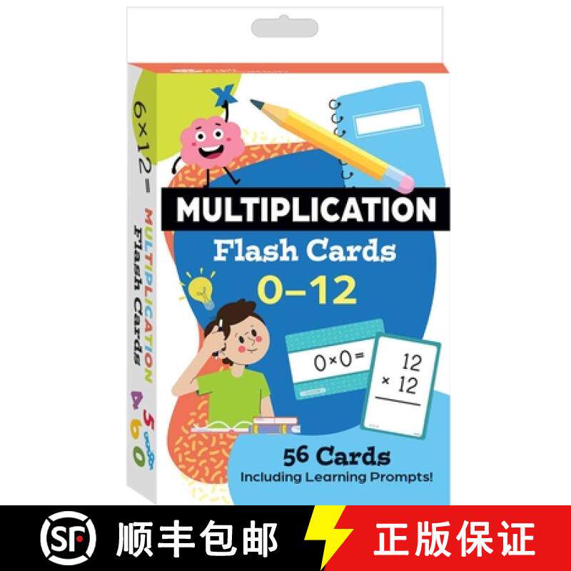 预订 Multiplication Flash Cards Deck [9798330908288]