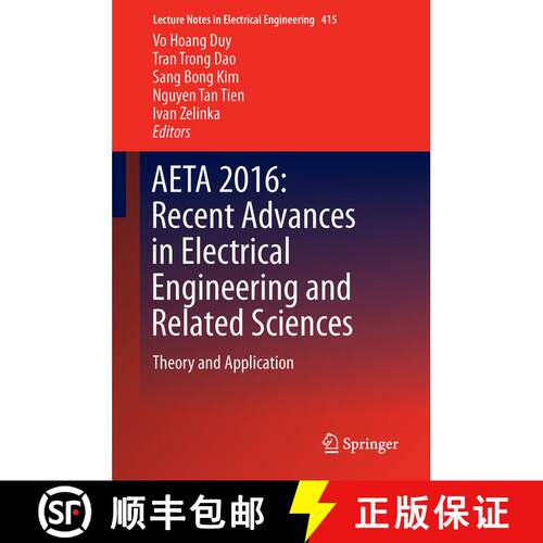 【3-4周达】精装 AETA 2016: Recent Advances in Electrical Engineering and Related Sciences : Theory an... [9783319509037]
