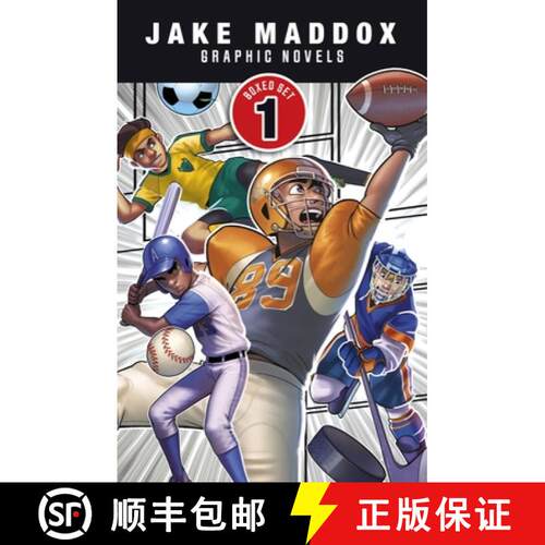 预订 Jake Maddox Graphic Novels Boxed Set 1: Comeback Catcher, Daydream Receiver, Home Ice Rivals, So... [9781669033158]