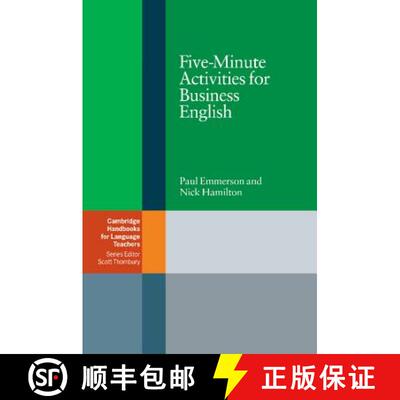 【3-4周达】Five-Minute Activities for Business English: - Five-Minute Activities for Business English [9780521547413]