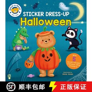 【3-4周达】Build-A-Bear: Sticker Dress-Up: Halloween [9781250375780]
