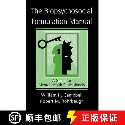 【3-4周达】The Biopsychosocial Formulation Manual: A Guide for Mental Health Professionals [With CD] [9780415951425]