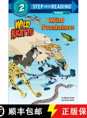 【3-4周达】Wild Predators (Wild Kratts) Step Into Reading Lvl 2 [9780553524727]