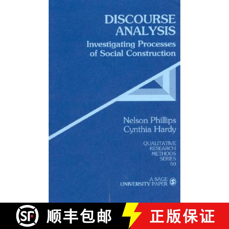 【3-4周达】Discourse Analysis: Investigating Processes of Social Construction [9780761923619]