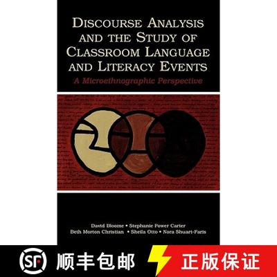 【3-4周达】Discourse Analysis and the Study of Classroom Language and Literacy Events : A Microethnog... [9780805853209]