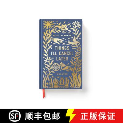 【3-4周达】Things I'll Cancel Later Undated Mini Planner [9780735377127]