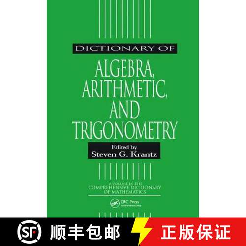 【3-4周达】精装 Dictionary of Algebra, Arithmetic, and Trigonometry [9781138442412]