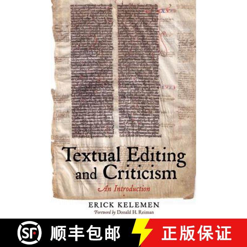 【3-4周达】Textual Editing and Criticism: An Introduction [9780393929423]