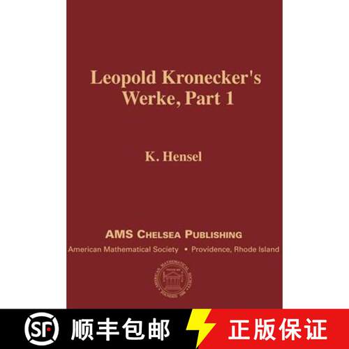 【3-4周达】精装 Leopold Kronecker's Werke - Part 1 [9780821849507]