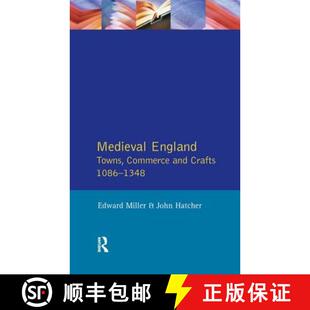 【3-4周达】Medieval England: Towns, Commerce and Crafts, 1086-1348 [9781138163195]