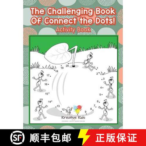 【3-4周达】The Challenging Book Of Connect the Dots! Activity Book [9781683770954]