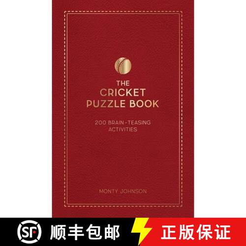 【3-4周达】精装 Cricket Puzzle Book: 200 Brain-Teasing Puzzles, Games and Trivia [9781837997640]
