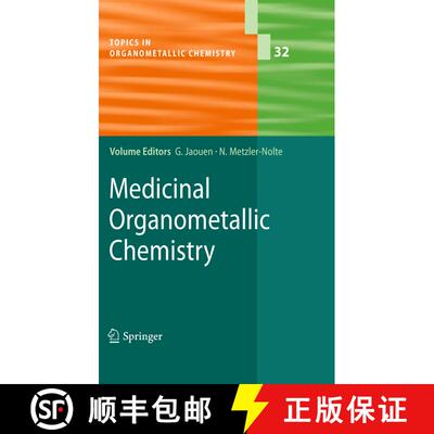 【3-4周达】精装 Medicinal Organometallic Chemistry [9783642131844]