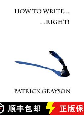 【3-4周达】How to Write - Right! [9786204393988]