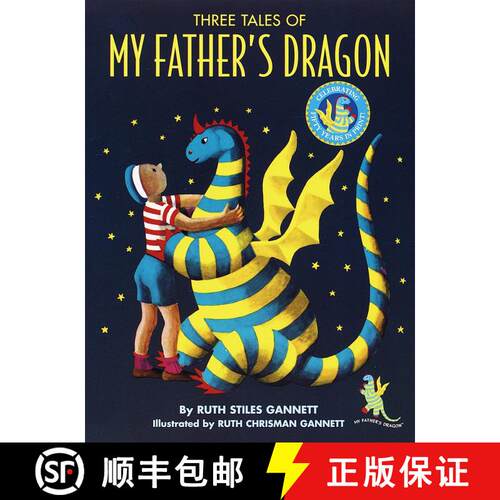 预订 精装 Three Tales of My Father's Dragon: Three Tales - 50th Anniversary Ed [9780679889113]