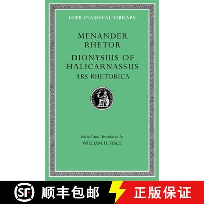 【3-4周达】Menander Rhetor. Dionysius of Halicarnassus: Ars Rhetorica [9780674997226]