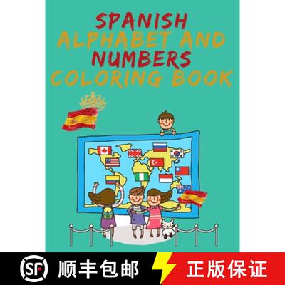 【3-4周达】Spanish Alphabet and Numbers Coloring Book.Stunning Educational Book.Contains coloring pag... [9784194014067]
