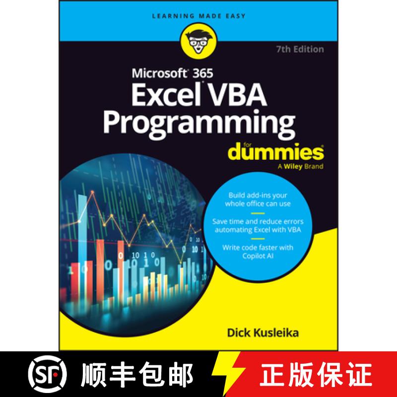 【3-4周达】Microsoft 365 Excel VBA Programming for Dummies [9781394292394]