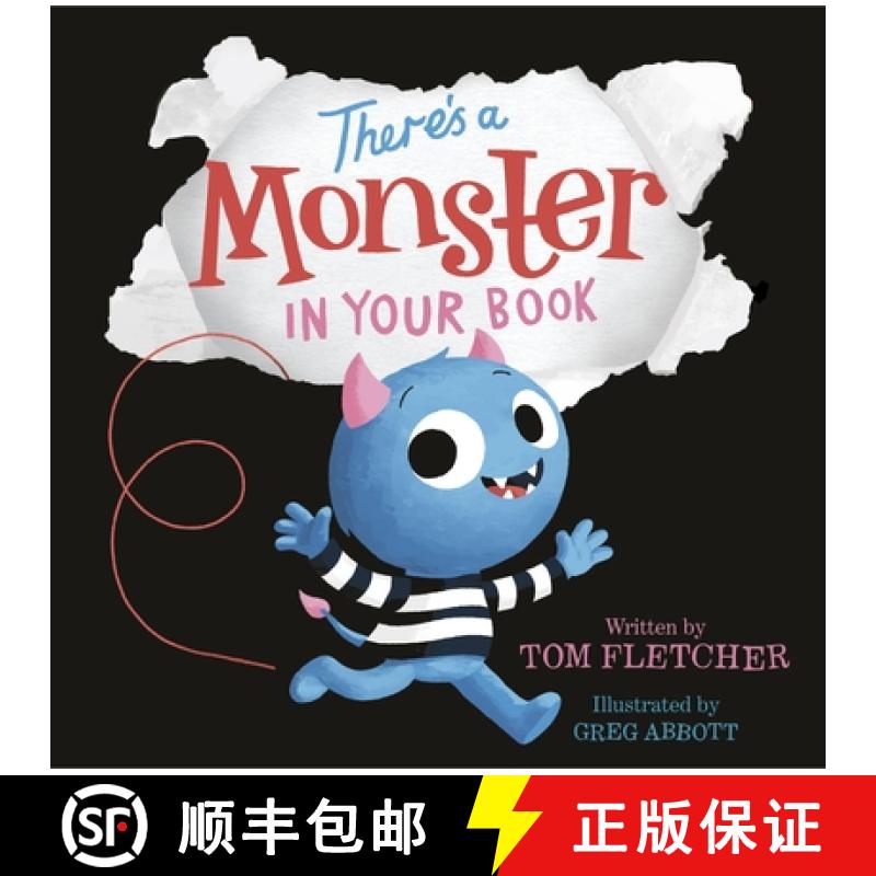 【3-4周达】There's a Monster in Your Book: A Funny Monster Book for Kids and Toddlers [9781524764562]