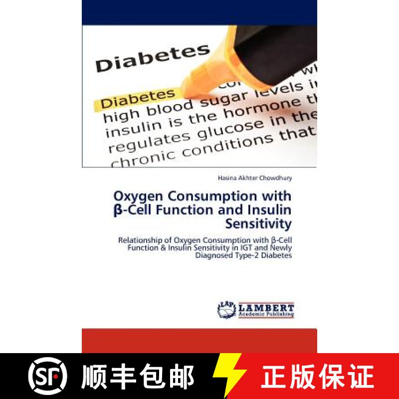 预订 Oxygen Consumption with β-Cell Function and Insulin Sensitivity [9783848430741]