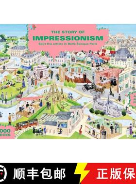 【3-4周达】Story of Impressionism (1000-Piece Art History Jigsaw Puzzle): 1000-Piece Art History Jigs... [9781786273215]