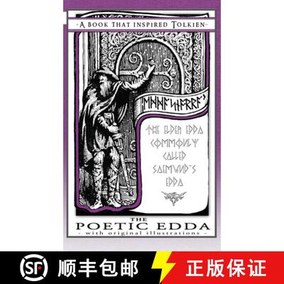 【3-4周达】The Poetic Edda - A Book That Inspired Tolkien: With Original Illustrations [9781925110456]