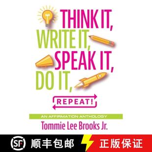 Anthology Write Repeat Speak 9781634101974 预订 Affirmation Think