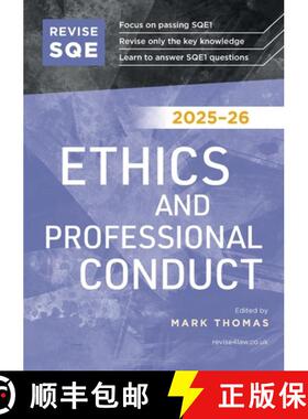 【3-4周达】Revise SQE Ethics and Professional Conduct 2025/26: SQE1 Revision Guide [9781917183383]