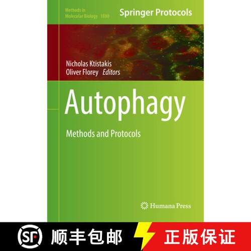 【3-4周达】精装 Autophagy : Methods and Protocols [9781493988723]