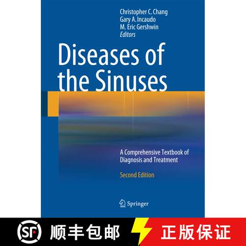 【3-4周达】精装 Diseases of the Sinuses: A Comprehensive Textbook of Diagnosis and Treatment (2nd ed.... [9781493902644]