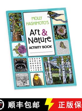 【3-4周达】Molly Hashimoto's Art & Nature Activity Book [9780764999871]
