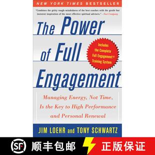 现货 精力管理 The Power of Full Engagement: Managing Energy, Not Time, Is the Key to High Performance... [9780743226752]