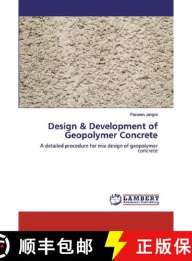 预订 Design & Development of Geopolymer Concrete [9786139846085]